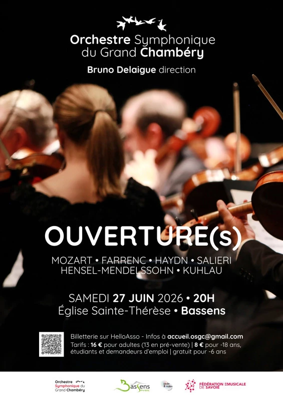 Image for Le concert « Ouverture(s) » du nouvel Orchestre Symphonique du Grand Chambéry à Bassens